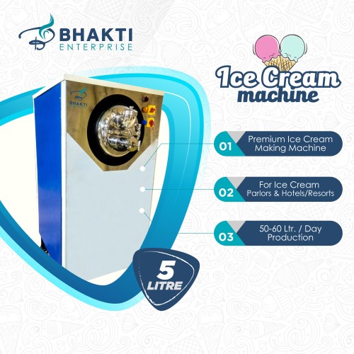 Semi Automatic Ice Cream Churner